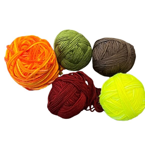 Assorted DK Sock Colorful Yarn Balls For Crafting & Knitting Projects - 5 Pack - Picture 2 of 2